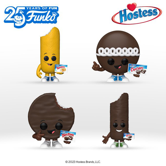Funko Pop Ad Icons Foodies - Hostess Cupcakes, Ding Dongs, HoHos and Twinkies - New Funko Pop Vinyl Figures - Pop Shop Guide