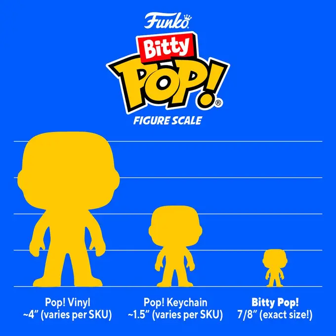 Funko Pop news - New Disney and Harry Potter Funko Bitty Pop! mini-figures - Figure Scale - Pop Shop Guide