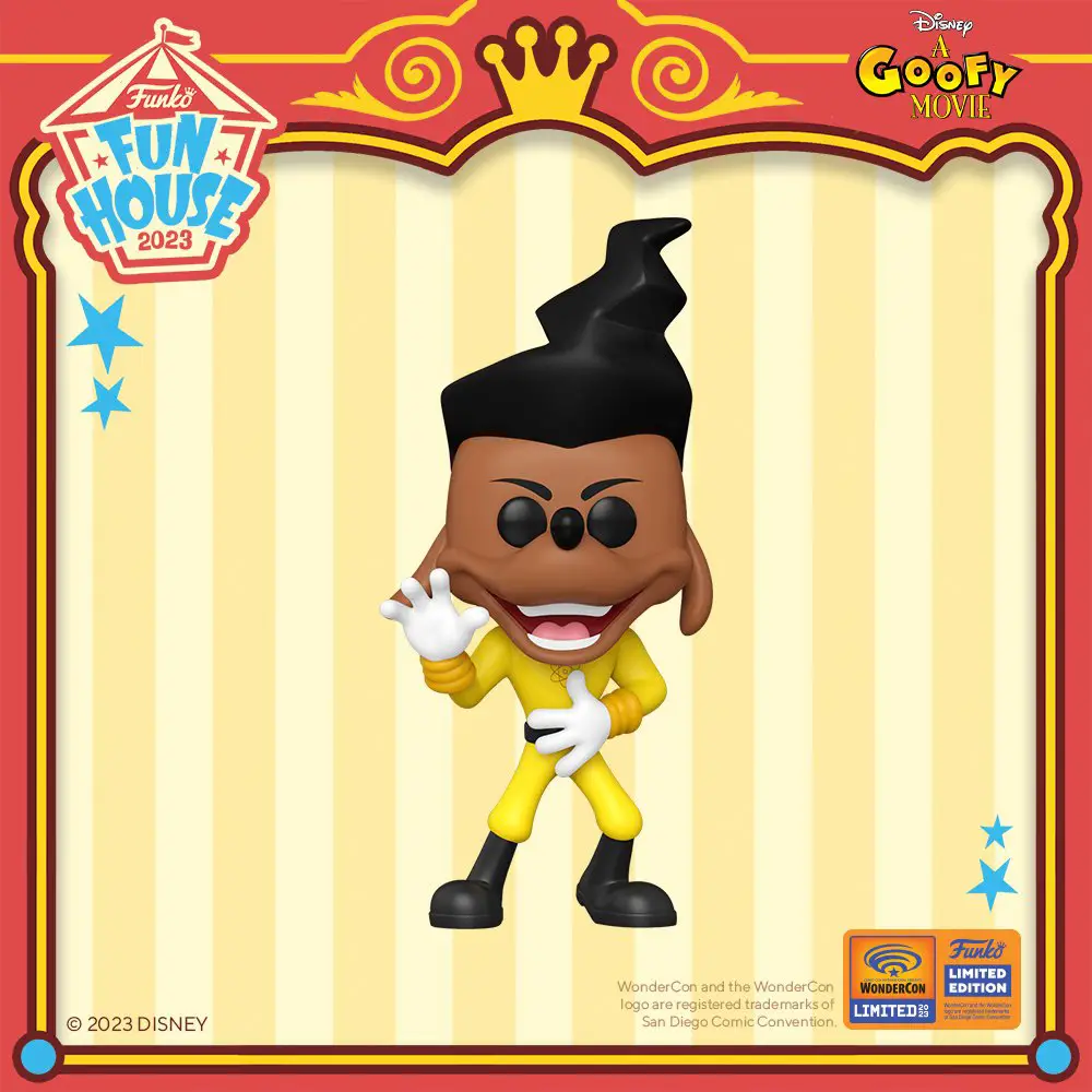 Funko Wondrous WonderCon 2023 - Funko Pop Vinyl Shared Retail Exclusives - Pop! Disney – A Goofy Movie – #1340 – Powerline - Pop Shop Guide