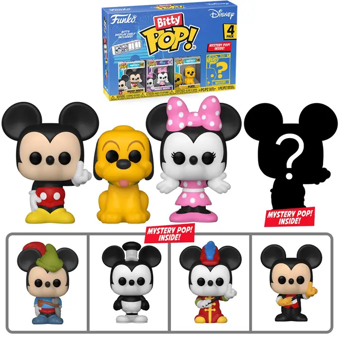 Funko Bitty Pop! - New Bitty Pop! Disney Mini-Figures Series 1 - Pop Shop Guide
