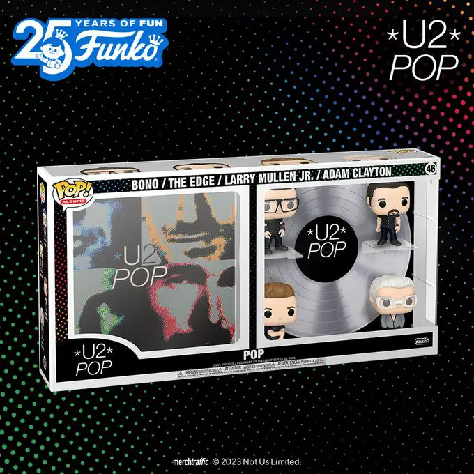 Funko Pop Albums - New U2 – Pop (Deluxe) Funko Pop Albums Cover Figure - Pop Shop Guide