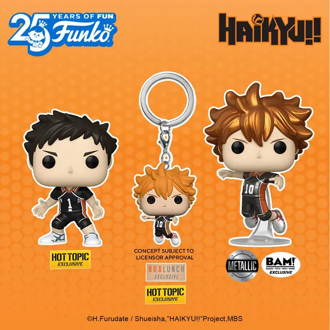 Funko Pop Animation - Haikyu!! - New Haikyu!! Anime Exclusive Funko Pop Vinyl Figures - Pop Shop Guide