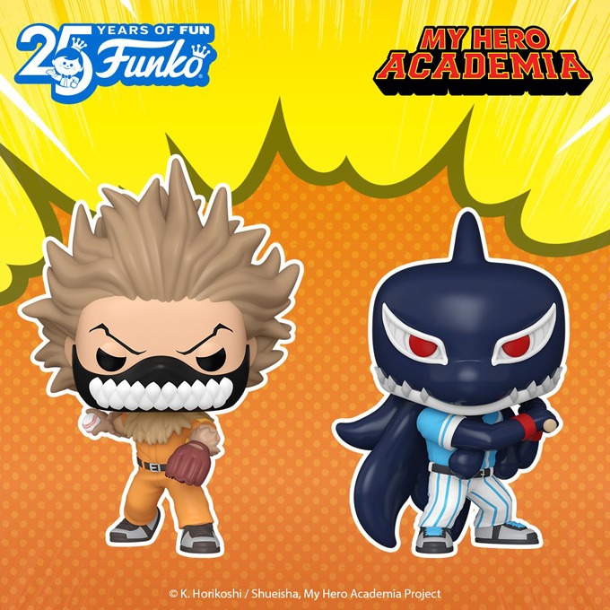 Funko Pop Animation - My Hero Academia - Hero League Baseball Figures - New Funko Pop Vinyl Figures 01 - Pop Shop Guide