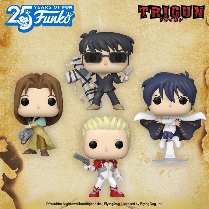 Funko Pop Animation - New Trigun Funko Pop Vinyl Figures - New Funko Pop Anime Figures 01 - Pop Shop Guide