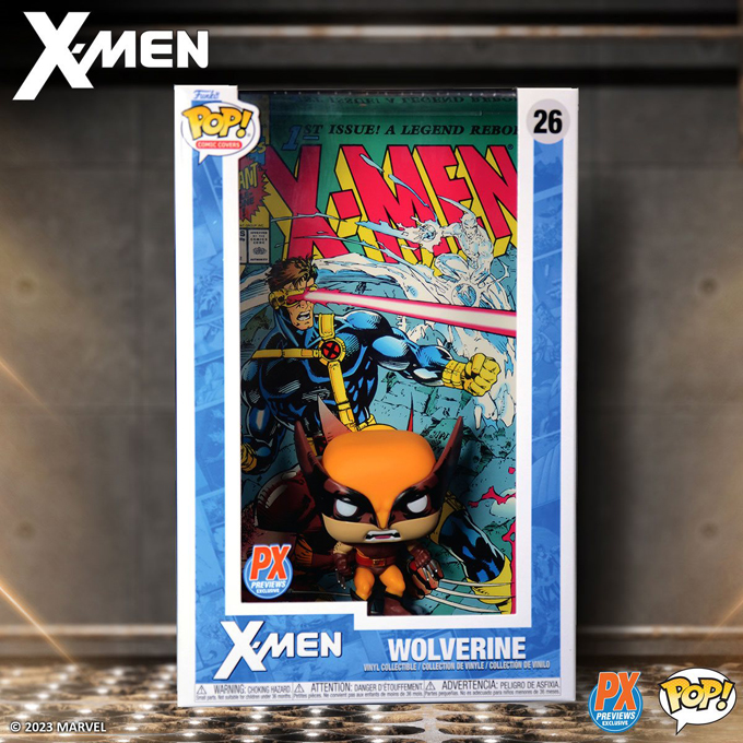 Funko Pop Comic Covers - Marvel Comics - Wolverine - X-Men Volume 2 Issue 1 (1991) (PX Previews Exclusive) - New Funko Pop Vinyl Figure - Pop Shop Guide