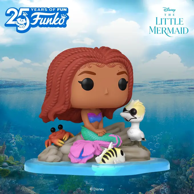 Funko Pop Disney - The Little Mermaid Live Action - New Funko Pop Deluxe Ariel and Friends - New Funko Pop Vinyl Figure - Pop Shop Guide