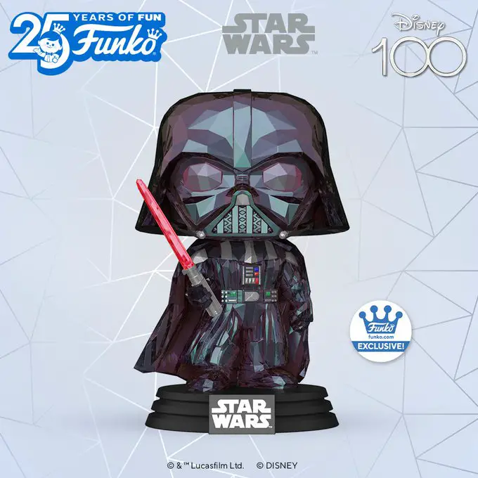 Funko Pop Star Wars - The Walt Disney Company 100th Anniversary - Darth Vader (Facet) (Funko Shop Exclusive) - New Funko Pop vinyl Figure - Pop Shop Guide