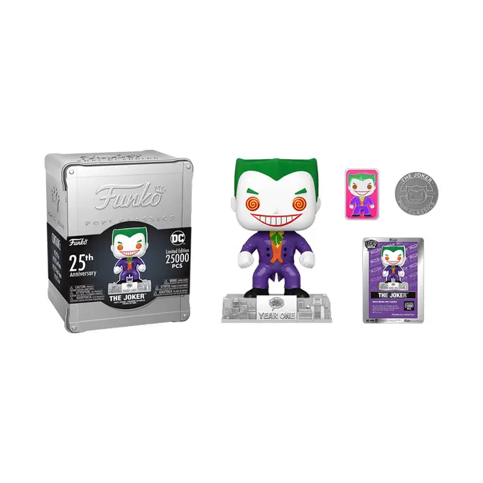 Pop! Classics - (06C) - The Joker – Funko 25th Anniversary (25,000 pcs) - 05 - Pop Shop Guide