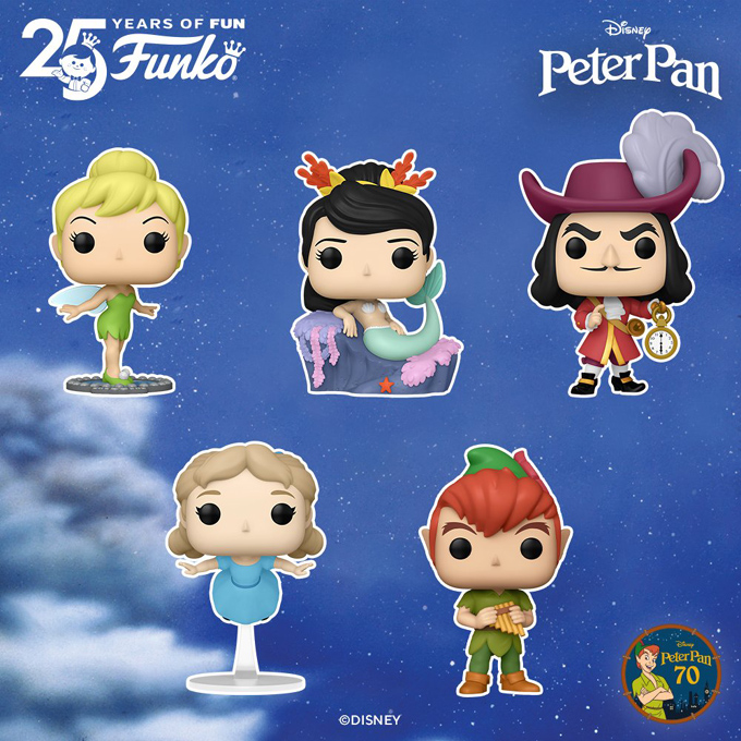 Funko Pop Disney - Peter Pan - New Peter Pan 70th Anniversary Funko Pop Vinyl Figures - Pop Shop Guide