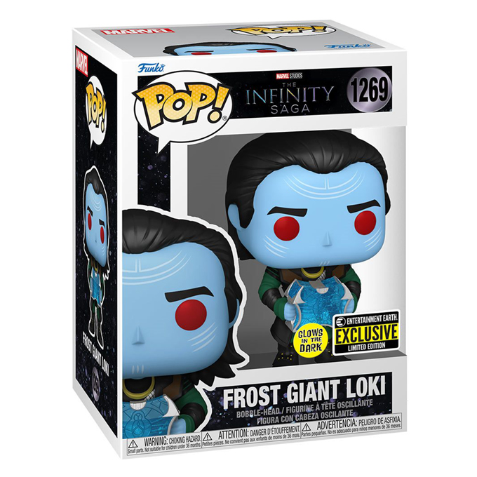 Funko Pop news - New Marvel Studios The Infinity Saga – Thor Funko Pop! Frost Giant Loki (Glow in the Dark) figure - Pop Box - Pop Shop Guide