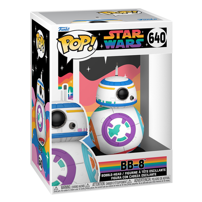 Funko Pop news - New Star Wars Pride 2023 Funko Pop! vinyl figures - Pop BB-8 - Pop Shop Guide