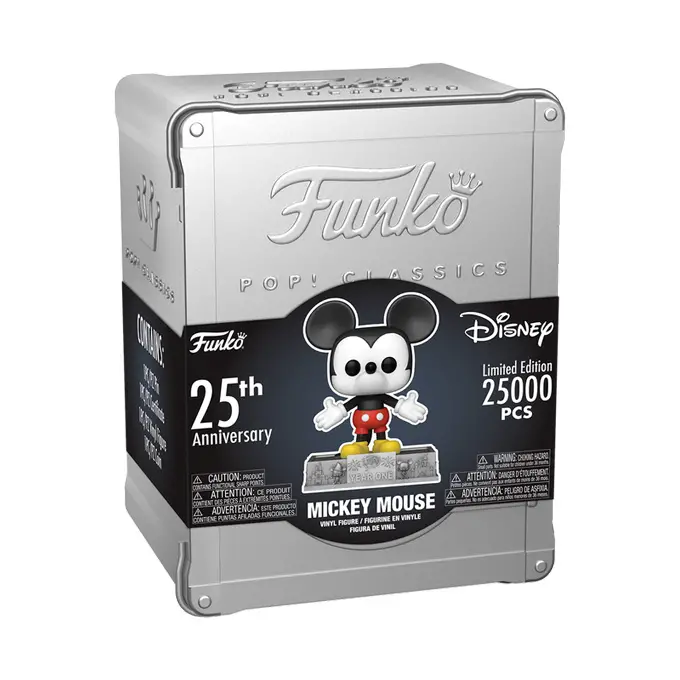 Pop! Classics - (01C) - Mickey Mouse – Funko 25th Anniversary (25,000 pcs) - 01 - Pop Shop Guide