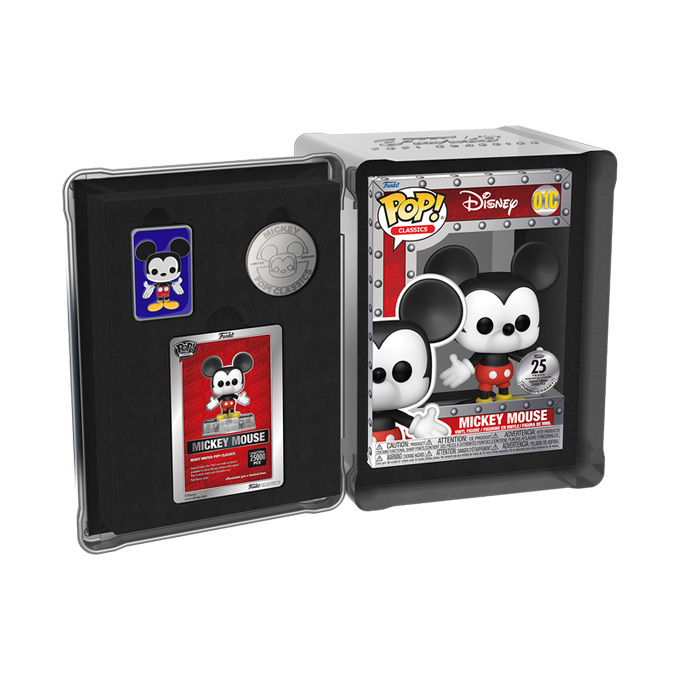 Pop! Classics - (01C) - Mickey Mouse – Funko 25th Anniversary (25,000 pcs) - 03 - Pop Shop Guide