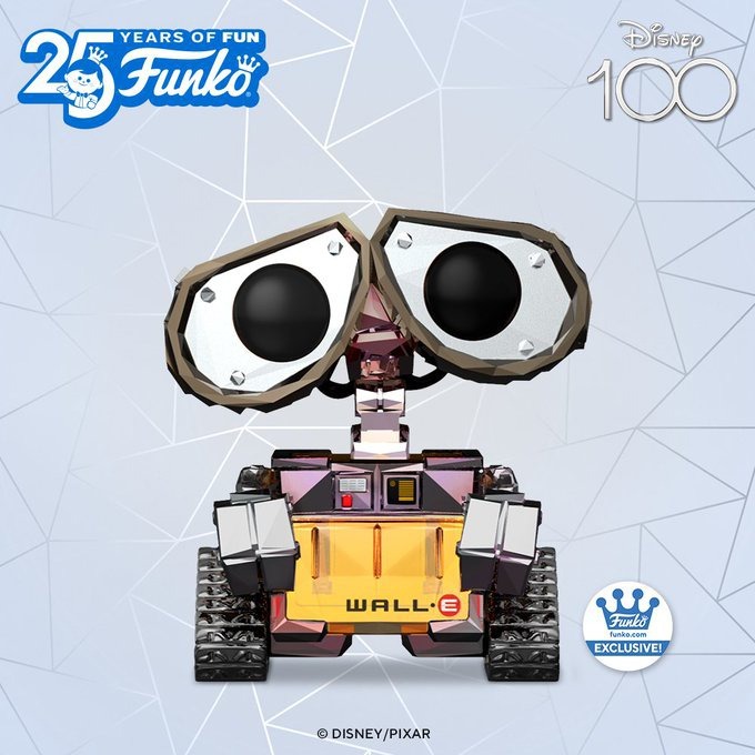 Funko Pop Disney - The Walt Disney Company 100th Anniversary - New Wall-E (Facet) Figure (Funko Shop Exclusive) - New Funko Pop vinyl Figure - Pop Shop Guide
