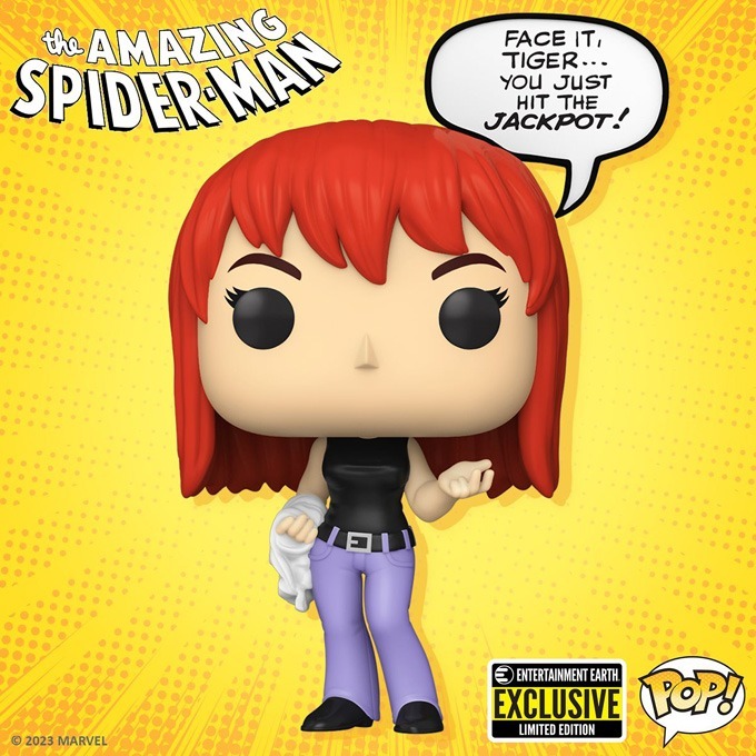 Funko Pop Marvel - New Spider-Man Mary Jane Watson Funko Pop Vinyl Figure - Entertainment Earth Exclusive - Pop Shop Guide