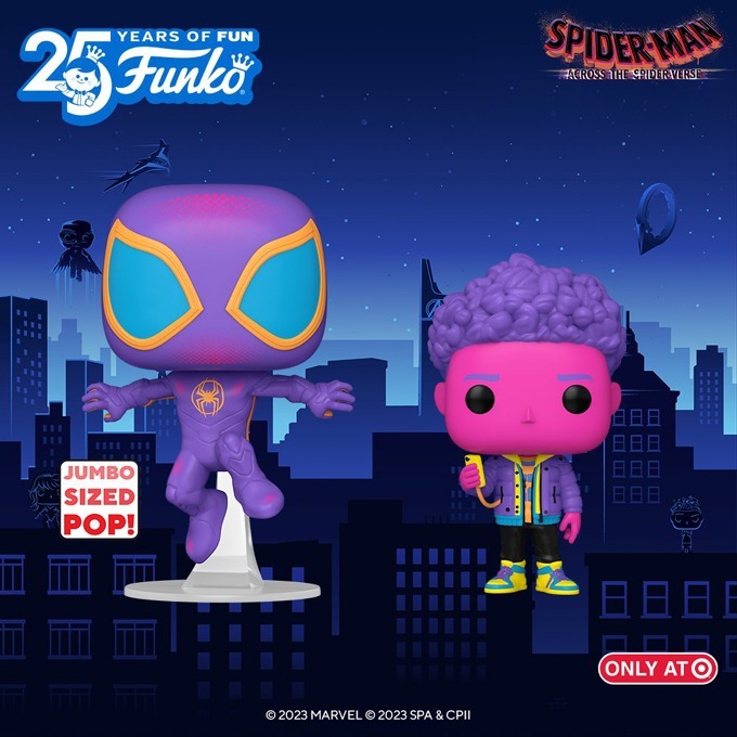 Funko Pop Marvel - Target Funko Pop Marvel Studios Selects - Spider-Man Across the Spider-Verse Black Light Figures - New Pop Vinyl Figures - Pop Shop Guide