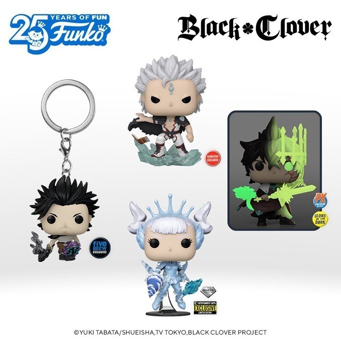 Funko Pop Animation - Black Clover - New Black Clover Funko Pop Vinyl Figures (Exclusives) - Pop Shop Guide