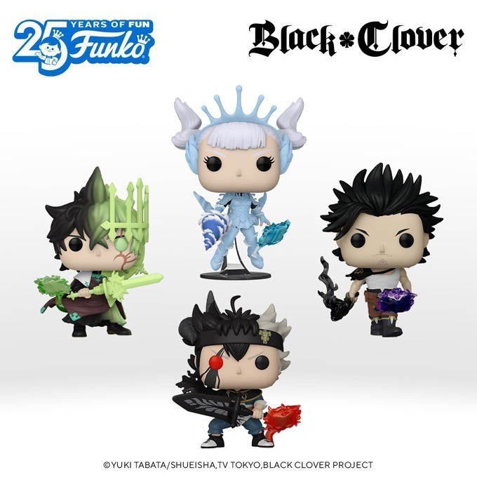 Funko Pop Animation - Black Clover - New Black Clover Funko Pop Vinyl Figures - Pop Shop Guide