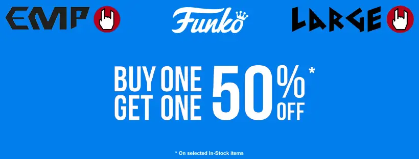 Funko Pop news - EMP and Large Funko Pop! In-Stock Sale - Pop Shop Guide