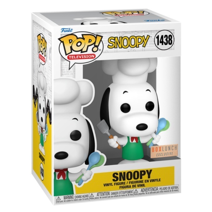 Funko Pop news - New exclusive Peanuts (TV series) Chef Snoopy Funko Pop! vinyl figure - Pop Box - Pop Shop Guide
