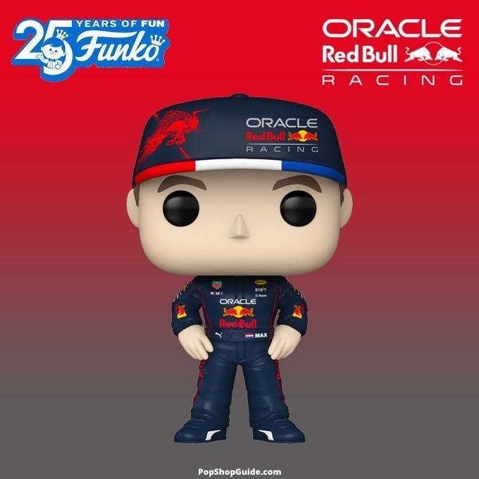 Funko Pop Racing - New Formula 1 Max Verstappen (Oracle Red Bull) Funko Pop! Racing figure - New Funko Pop Vinyl Figure - Pop Shop Guide