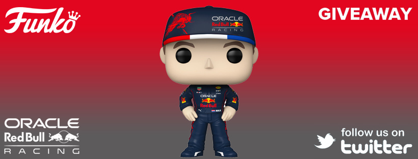 Funko Pop news - Formula 1 Giveaway - Follow Pop Shop Guide on Twitter and win a Max Verstappen (Oracle Red Bull) Funko Pop! vinyl figure - Pop! Giveaway - Pop Shop Guide