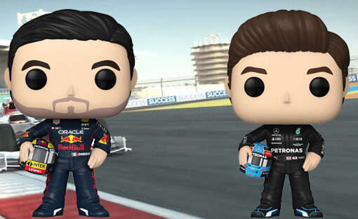 Funko Pop news - New exclusive Formula One Sergio Perez (Oracle Red Bull) and George Russell (Mercedes AMG Petronas) Funko Pop! Racing figures - Pop Shop Guide