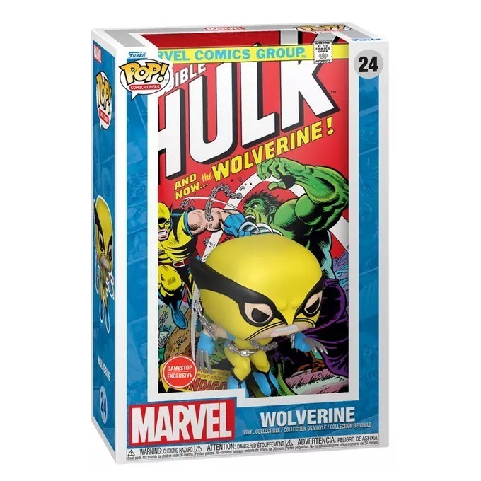 Funko Pop news - New exclusive Marvel Wolverine Funko Pop! The Incredible Hulk Vol. 1 #181 (1974) Comic Cover figure - Pop Box - Pop Shop Guide