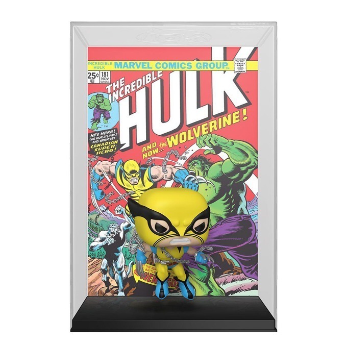 Funko Pop news - New exclusive Marvel Wolverine Funko Pop! The Incredible Hulk Vol. 1 #181 (1974) Comic Cover figure - Pop Figure - Pop Shop Guide