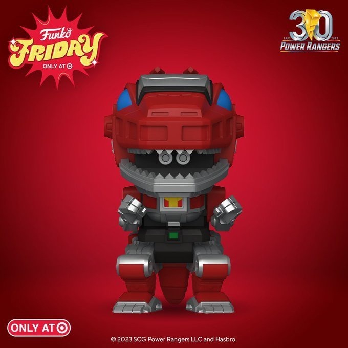 Funko Pop Television - New Mighty Morphin Power Rangers 30th Anniversary - T-Rex Dinozord Funko Pop! vinyl figure - Target Funko Friday - Pop Shop Guide