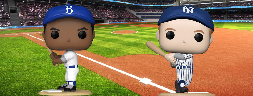 Funko Pop news - New Lou Gehrig (New York Yankees) and Jackie Robinson (Brooklyn Dodgers) Funko Pop! Sports Legends figures - Pop Shop Guide
