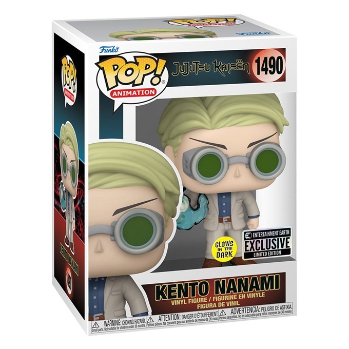 Funko Pop news - New exclusive Jujutsu Kaisen Funko Pop! vinyl Kento Nanami (Glow in the Dark) figure - Box Box - Pop Shop Guide