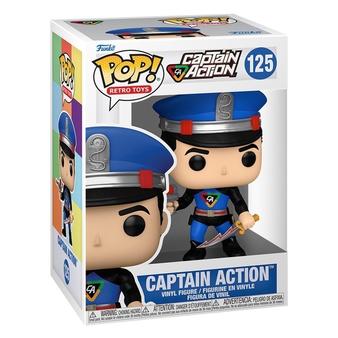 Funko Pop news - New Captain Action Funko Pop! Retro Toys figure - Pop Box - Pop Shop Guide