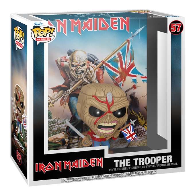 Funko Pop news - New Iron Maiden - The Trooper Funko Pop! Album figure - Pop Box - Pop Shop Guide