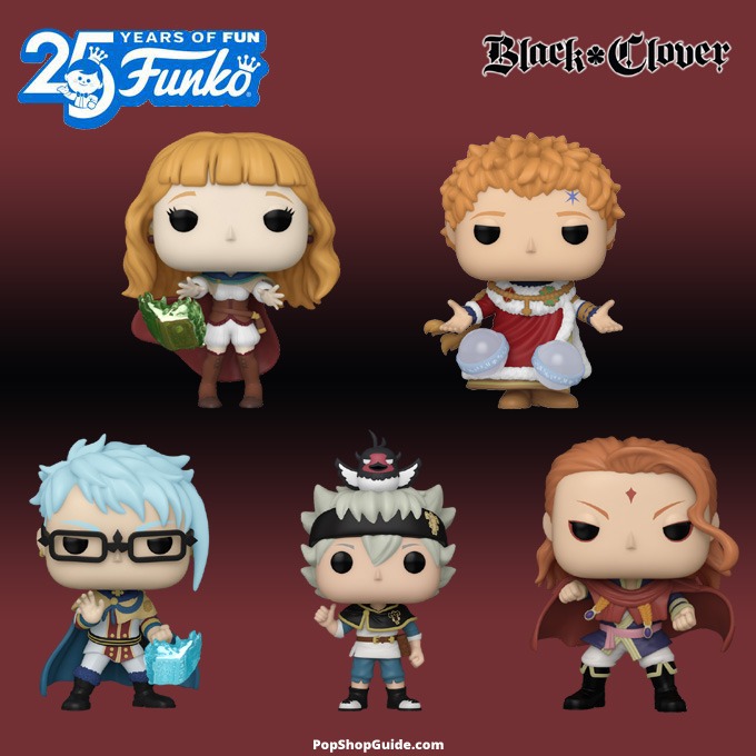 Funko Pop Animation - Black Clover - New Black Clover Funko Pop Vinyl Figures (2023) - Pop Shop Guide