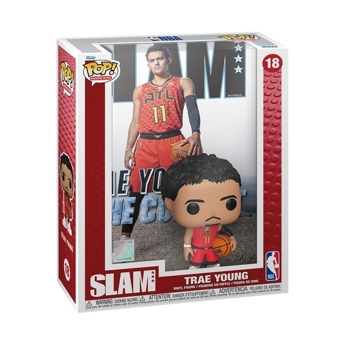 Funko Pop news - New SLAM NBA Basketball (2023 wave 2) Funko Pop! Magazine Cover figures - Trae Young - Pop Shop Guide