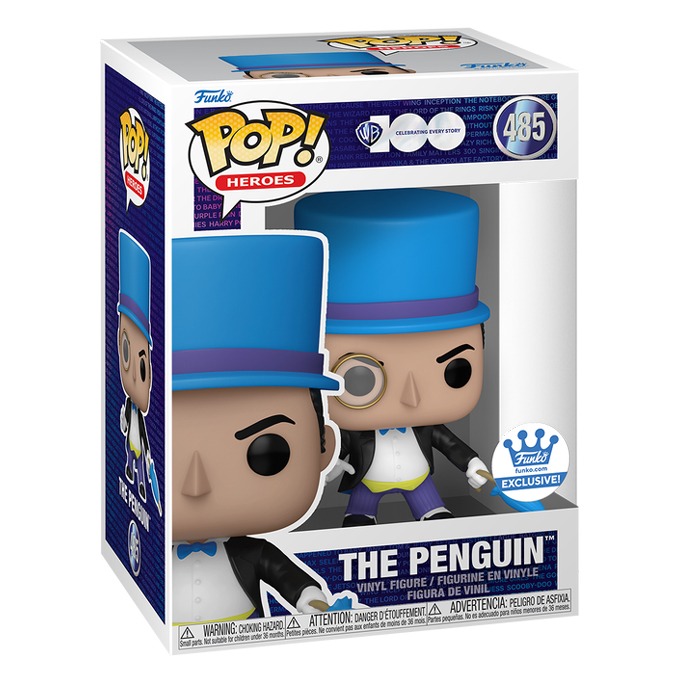 Funko Pop news - New Warner Bros. 100th Anniversary Funko Pop! vinyl The Penguin (with Umbrella) figure - Pop Box - Pop Shop Guide