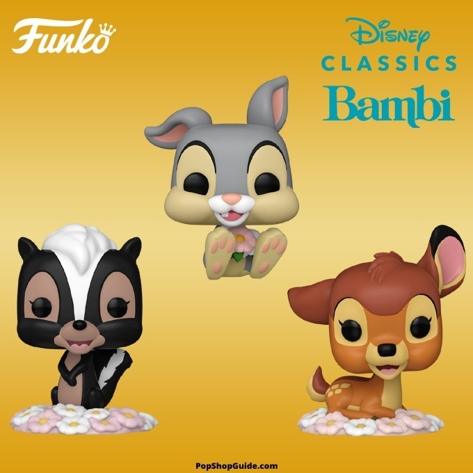 Funko Pop Disney - Disney Classics - New Disney Bambi 80th Anniversary Funko Pop Vinyl Figures - Pop Shop Guide