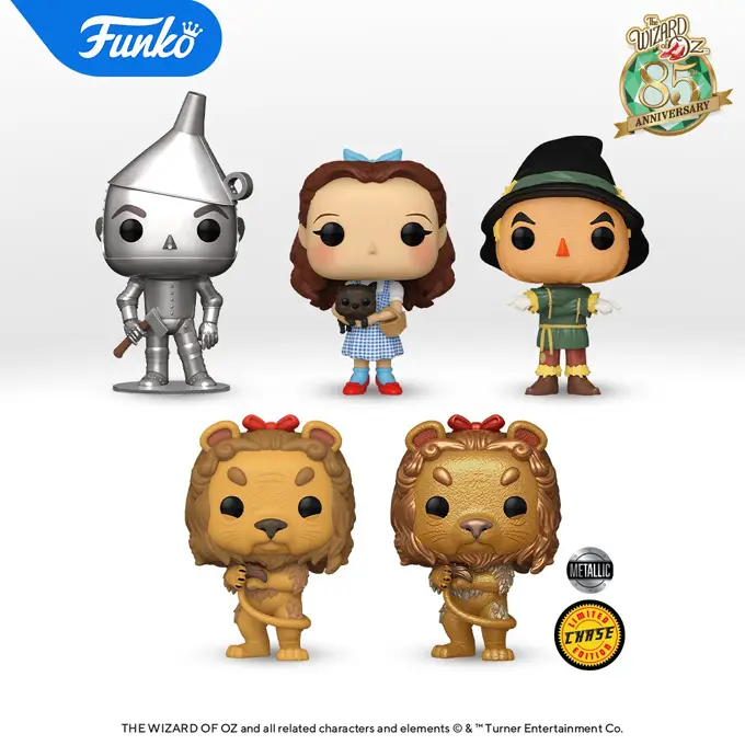 Funko Pop Movies - The Wizard of Oz - New The Wizard of Oz (Movie) 85th Anniversary Funko Pop Vinyl Figures - Pop Shop Guide