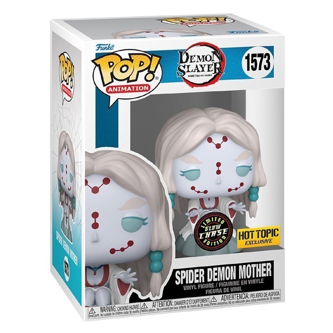 Funko Pop news - New exclusive Demon Slayer Funko Pop! Spider Demon Mother (Chance of Chase) figure - Pop Box Chase - Pop Shop Guide