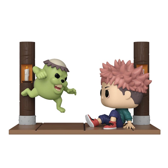 Funko Pop news - New exclusive Jujutsu Kaisen Funko Pop! Yuji Itadori with Cursed Doll figure - Pop Figure - Pop Shop Guide