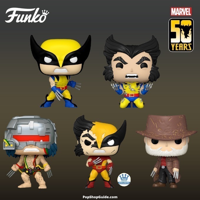 Funko Pop Marvel - New Marvel Wolverine 50th Anniversary Funko Pop! vinyl figures - Pop Shop Guide