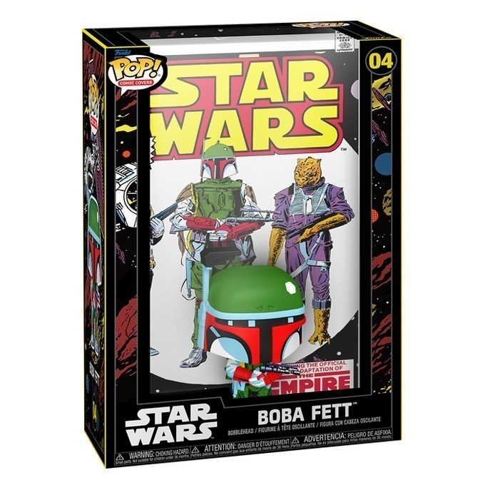 Funko Pop news - New Marvel Funko Pop! Boba Fett – Star Wars #42 Comic Cover figure - Pop Box - Pop Shop Guide