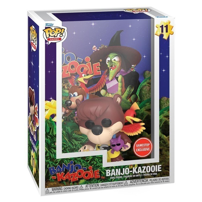 Funko Pop news - New exclusive Banjo-Kazooie Funko Pop! Game Cover figure - Pop Box - Pop Shop Guide