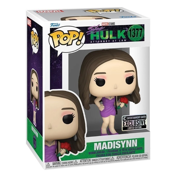 Funko Pop news - New exclusive Marvel She-Hulk (TV series) Funko Pop! vinyl Madisynn figure - Pop Box - Pop Shop Guide