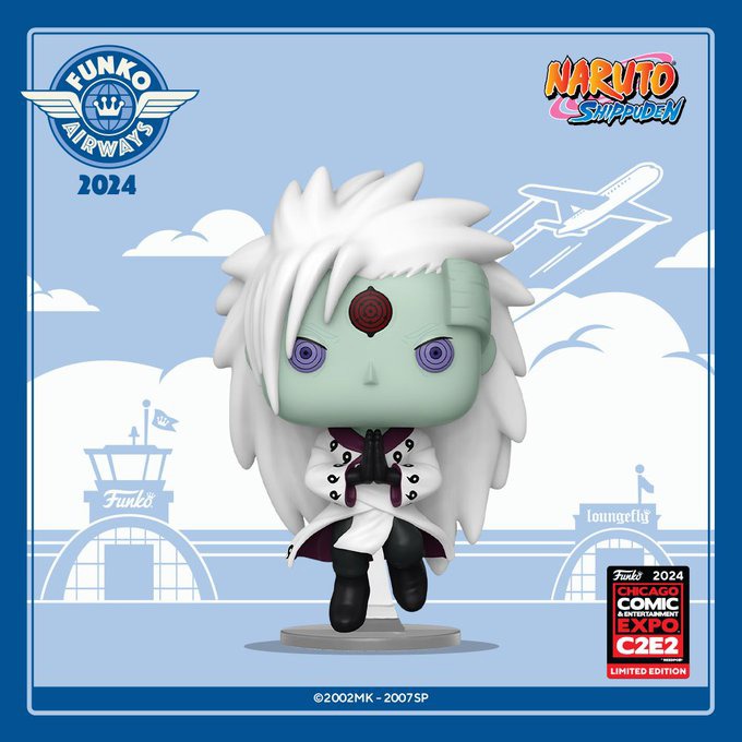 Funko Pop! Naruto Shippuden – Madara Ushiha #1583 – Édition Limitée Chicago Expo 2024 – Neuf