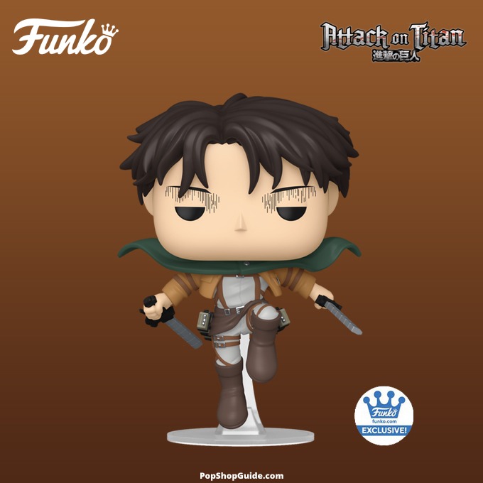 Funko Pop Animation - Attack on Titan - New exclusive Attack on Titan (Anime TV series) Funko Pop! Levi with Swords figure - Pop Shop Guide