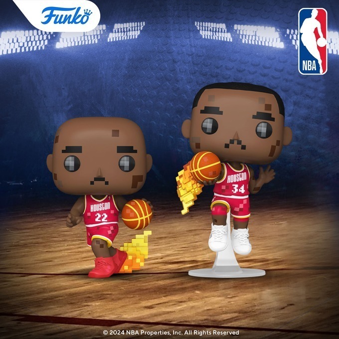 Funko Pop NBA - New NBA Jam 8-Bit Funko Pop! vinyl NBA Basketball figures - Rockets - Pop Shop Guide