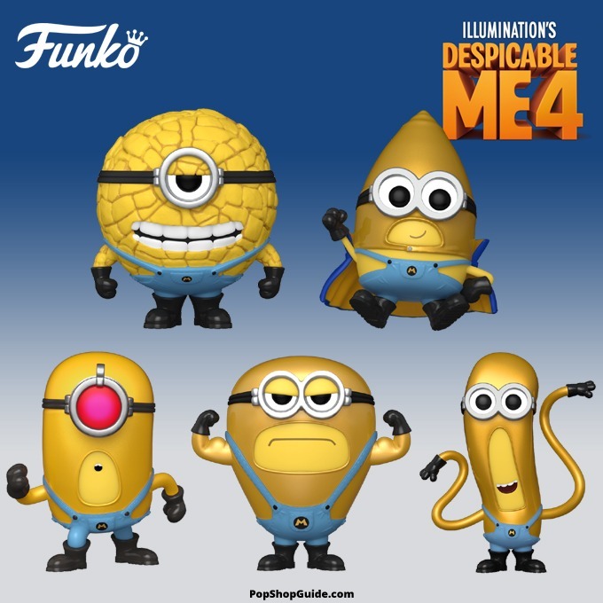 Funko Pop Movies - New Despicable Me 4 (Movie) Funko Pop! vinyl figures - Pop Shop Guide
