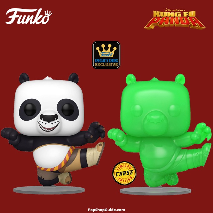 Funko Pop Movies - New Kung Fu Panda (Movie) DreamWorks Animation 30th Anniversary Funko Pop! Po (Chance of Chase) figure - Pop Shop Guide